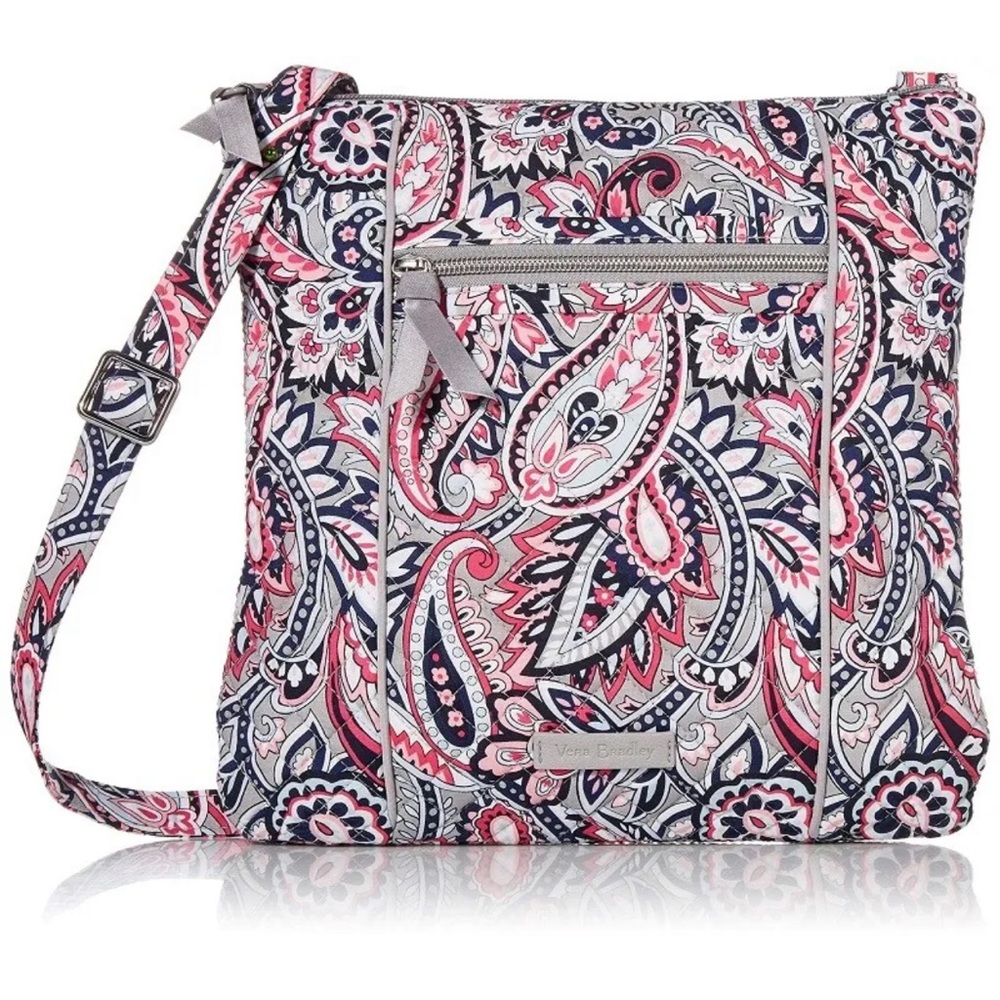 NWT Vera Bradley Gramercy Paisley Zip Top Hipster